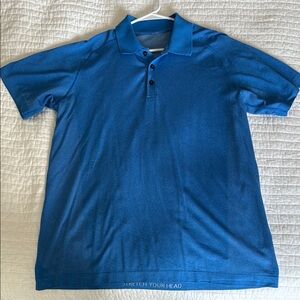 Lululemon Men’s Blue Polo Shirt Size L